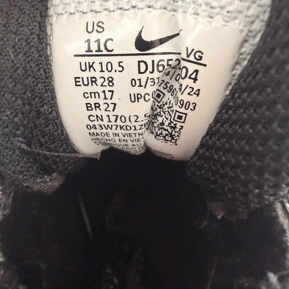 Nike Hyperdiamond 4 Keystone Boys Baseball Softball Cleats Black White